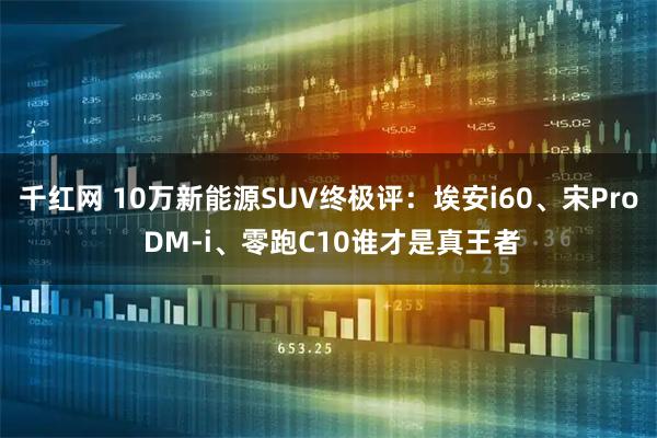 千红网 10万新能源SUV终极评：埃安i60、宋Pro DM-i、零跑C10谁才是真王者